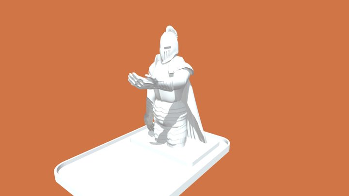 Knight Keychain Holder For 3D Printing