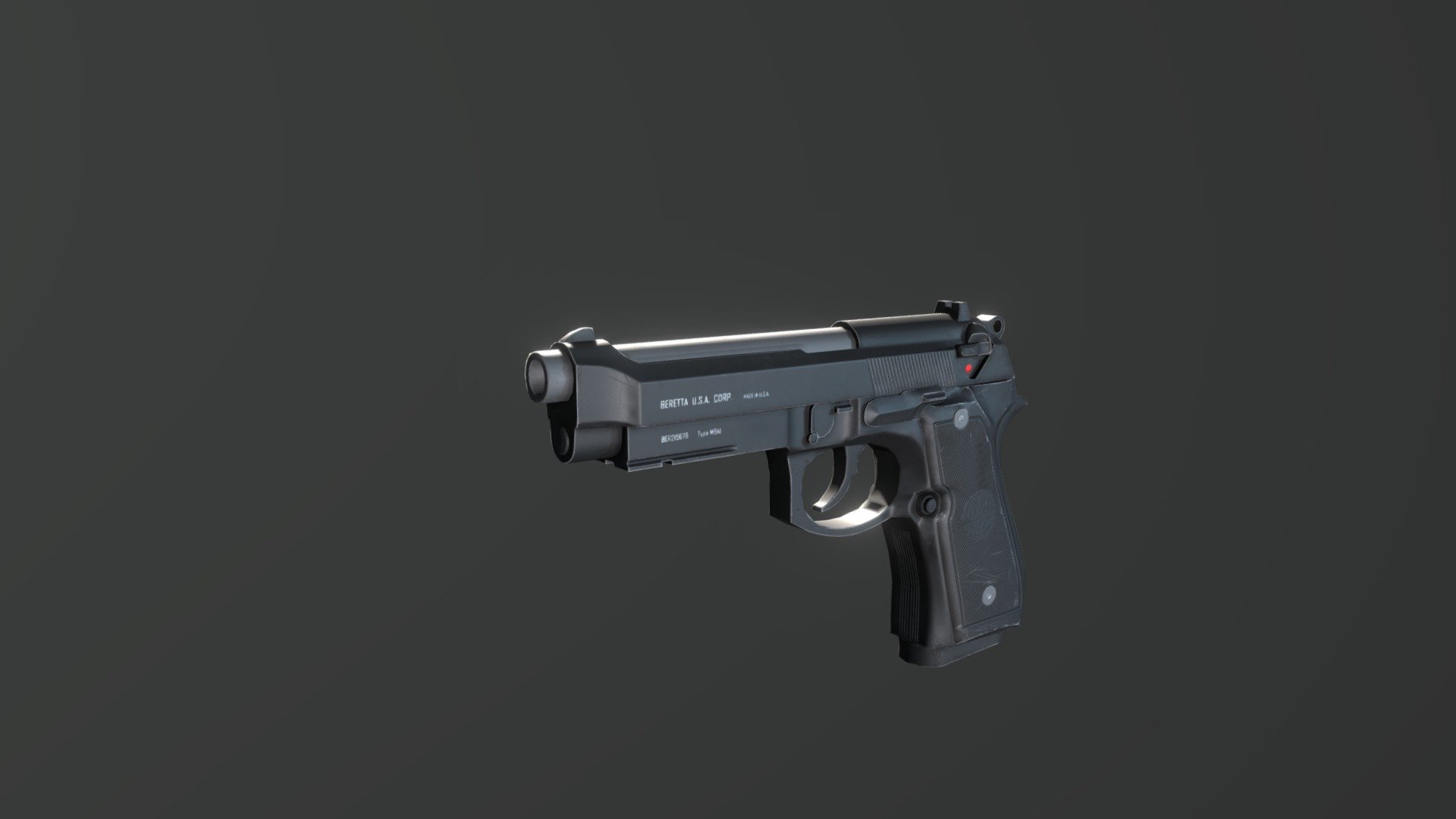 Beretta - Download Free 3D model by thrd.dim [6a2a848] - Sketchfab