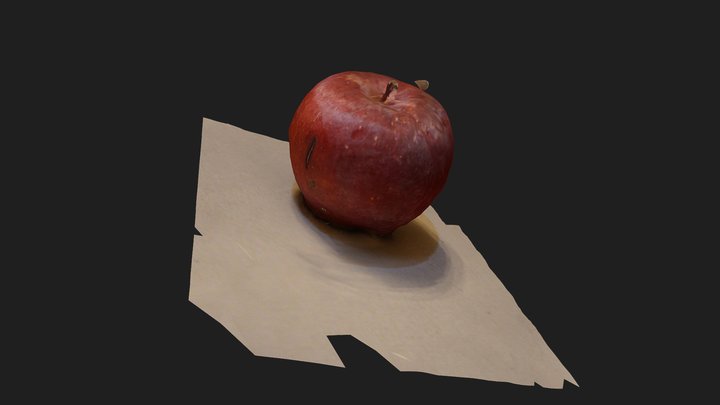 Red Apple 3D Model