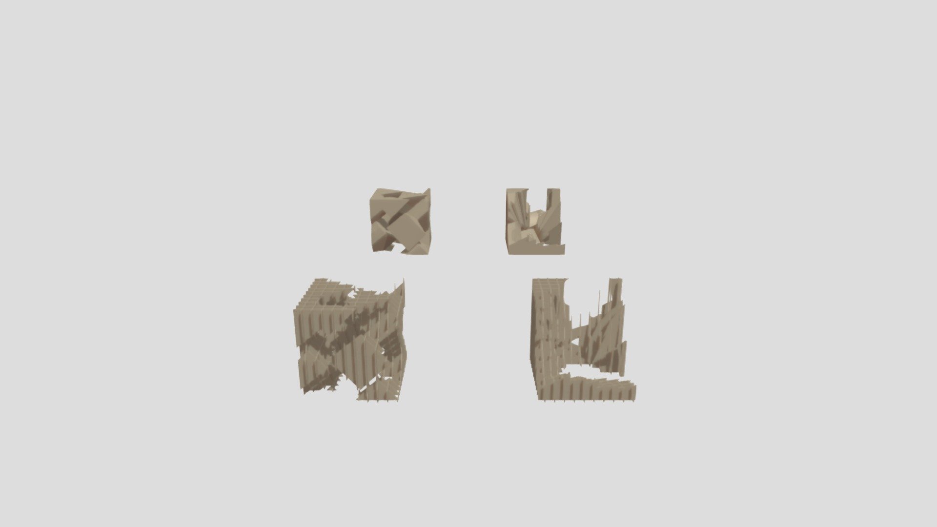 M2 Dd Waffle Structures - 3d Model By Lawrencedawood98 [6a2adf4 