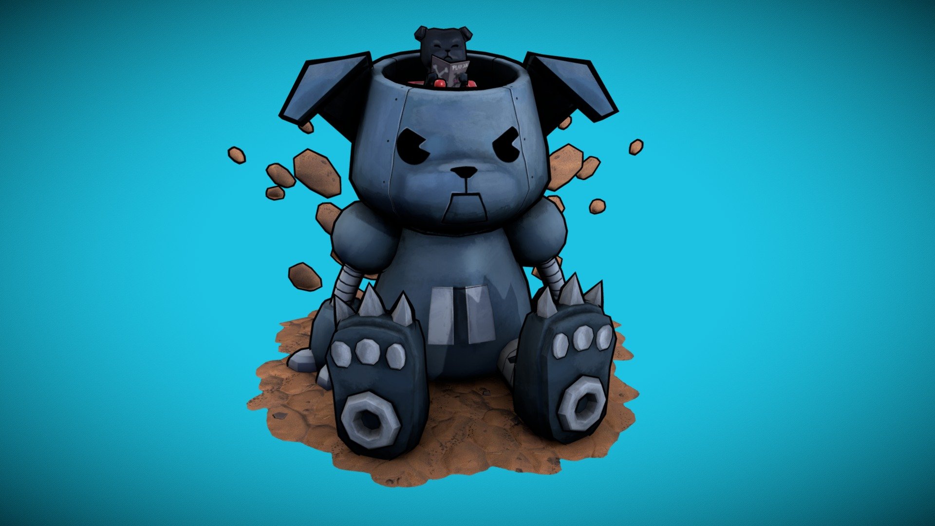 Robodog 3D model by heskilstudio [6a2b1a6] Sketchfab