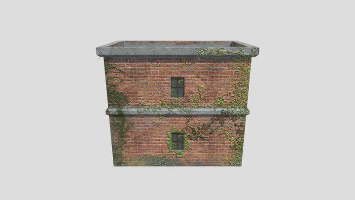 Lowpoly Building 3D Model