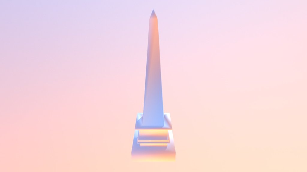 Obelisk - 3D Model By Lgonzalez [6a2c07a] - Sketchfab