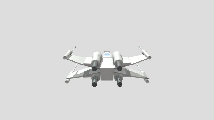 DGM 1660 X-Wing Fighter 3D Model