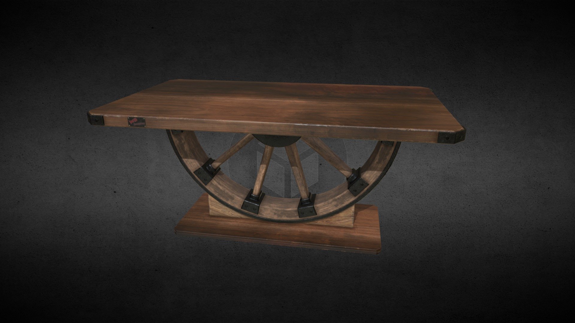 Coffee Table #3 (Industrial Style)