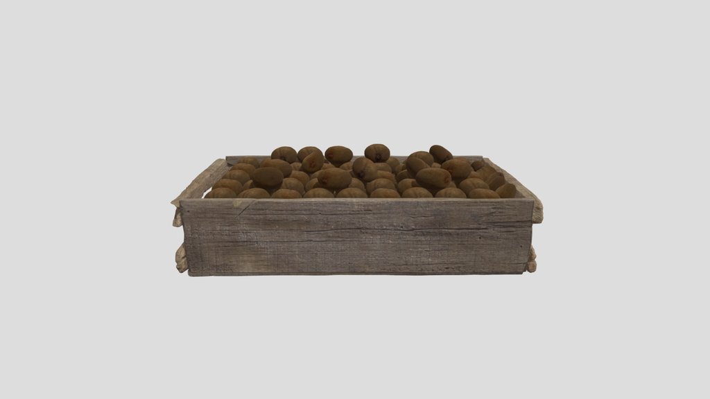 Mk Wooden Veggie Fruit Crate 016