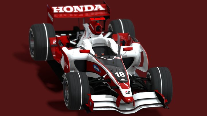 2008 Super Aguri SA08 – Free 3D Model STL