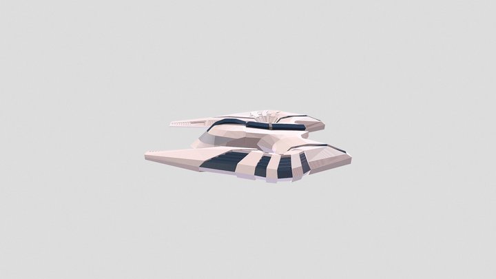 Space Ship 3D Model