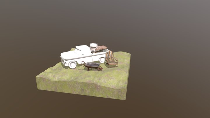 Forest Loner - Model 2 More Detailed Props 3D Model