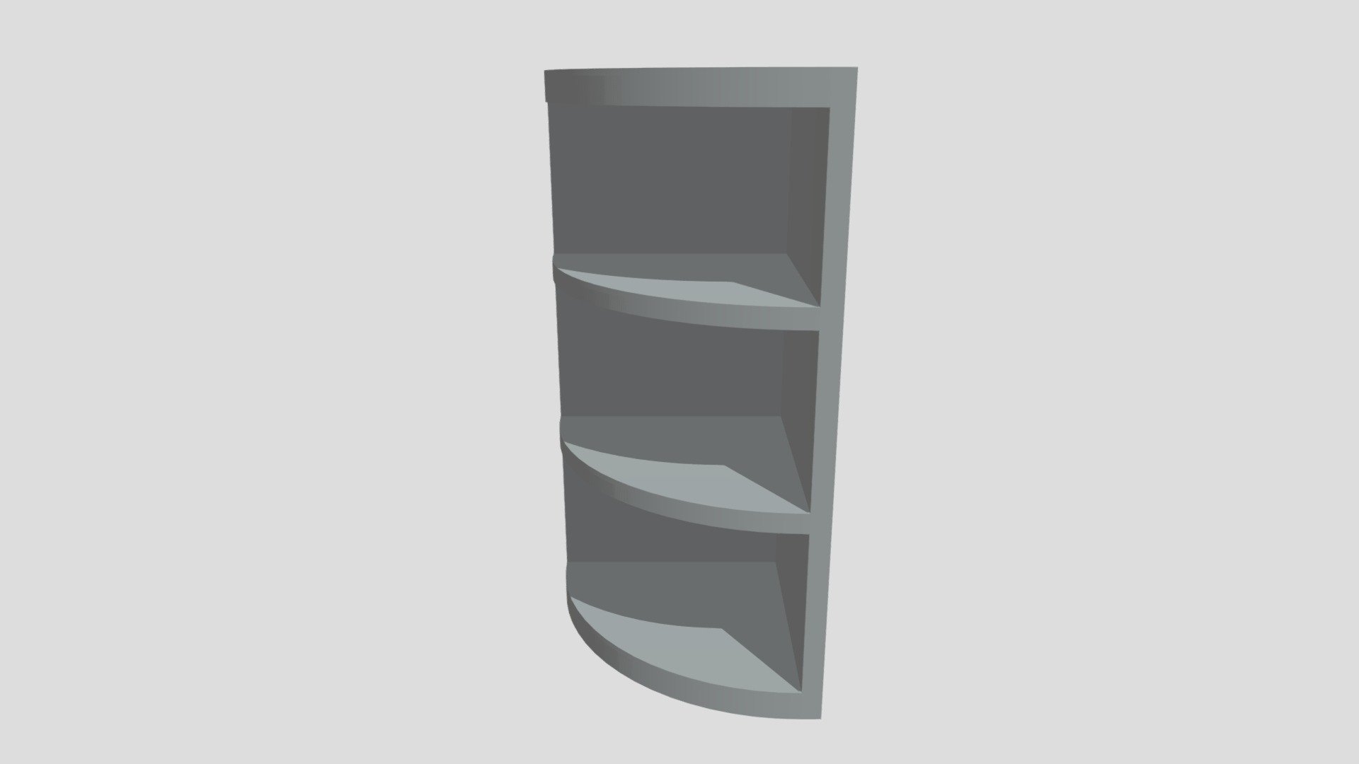 Upper corner shelves