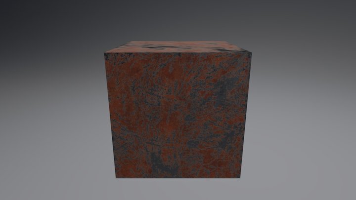 Rusty Cube 3D Model