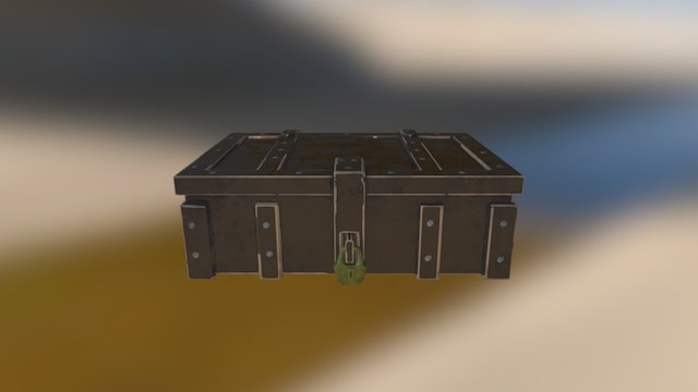 Western Chest 3D Model