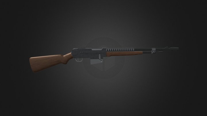 Mosh pattern lasgun 3D Model