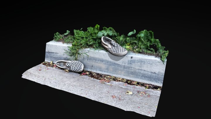 Abandoned Vans 3D Model