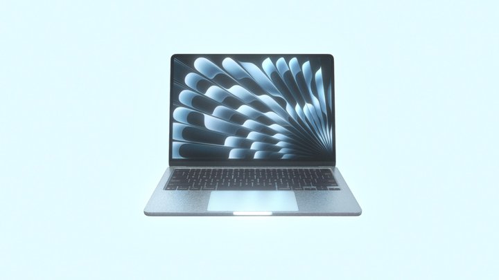 MacBook Air M4 3D Model