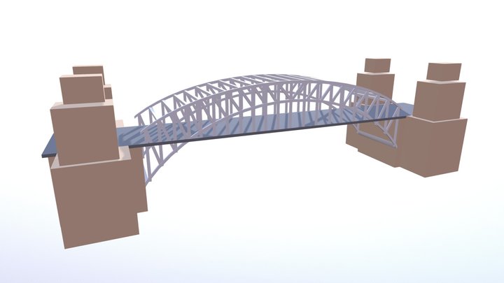 Sydney Harbour Bridge 3D Model