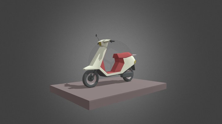 Scooter_color 3D Model