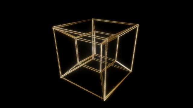 Tesseract animation – Modello 3D gratuito STL