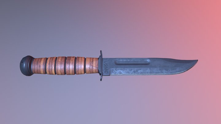 KA-BAR 1217 3D Model