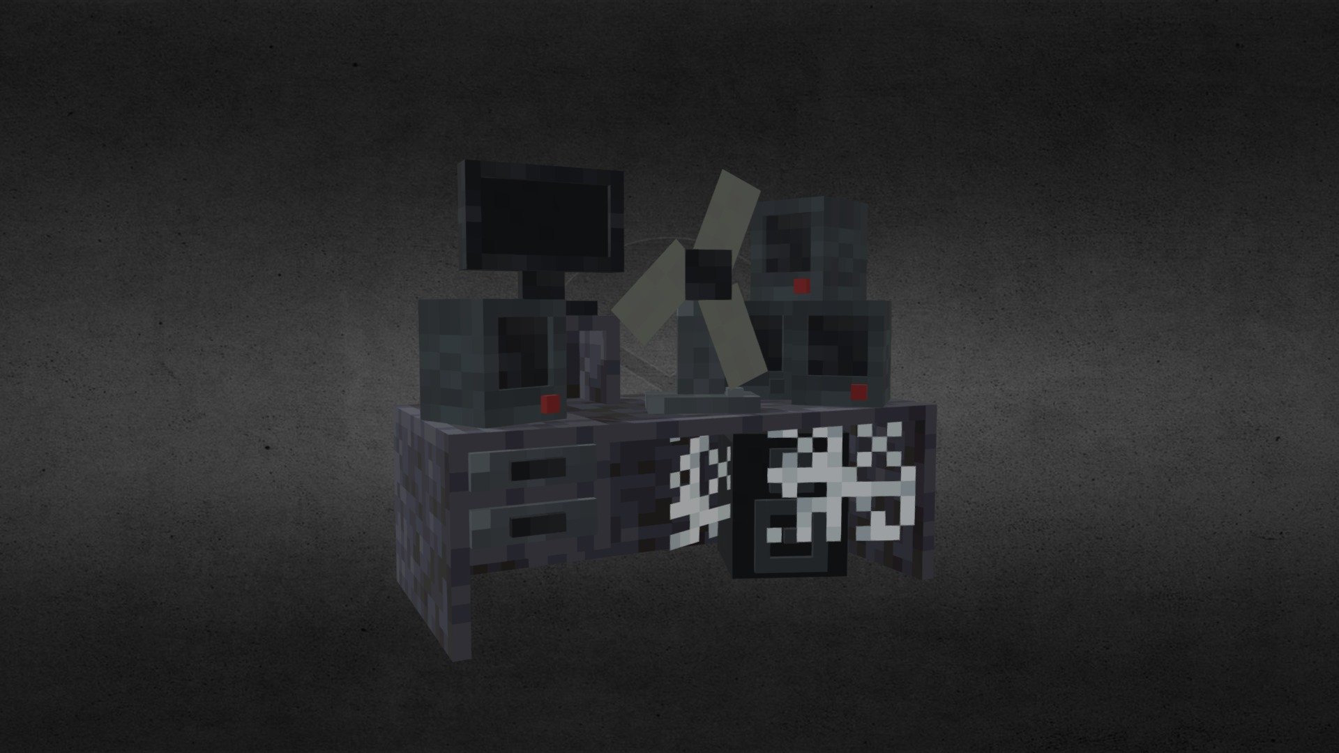 FNAF Desk (Minecraft Version) - 3D model by cozmicarrow [6a35fa6 ...