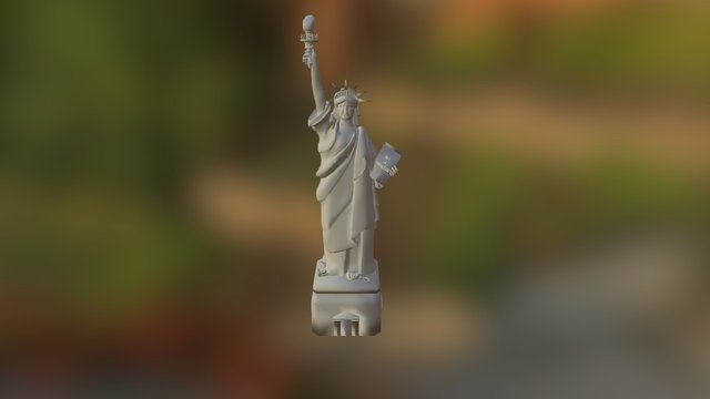 Libert Statue 3D Model