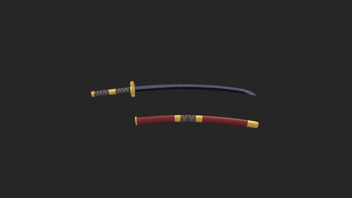 Zoro Sandai Kitetsu 3D Model