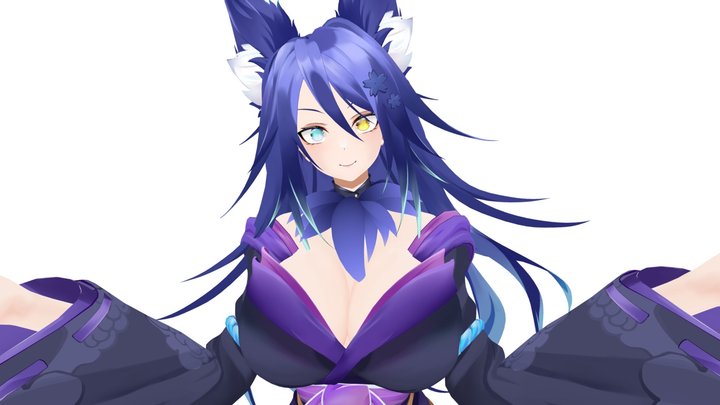 Mogubea ⚡ Vtuber 3D Model
