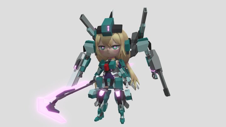 C Design Bombard Unit 3D Model