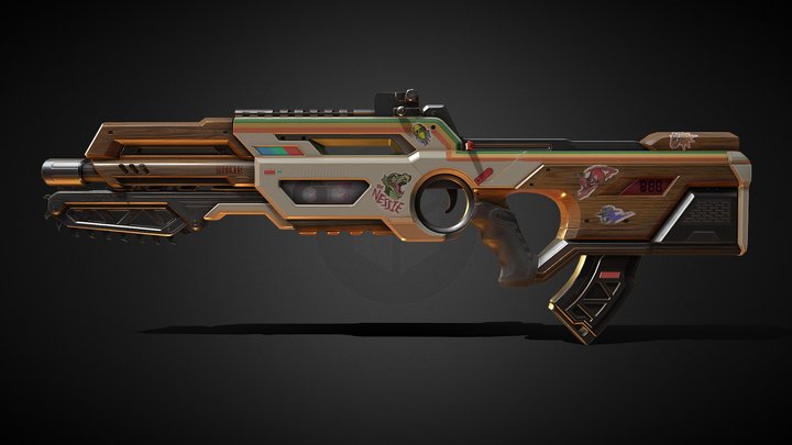 Apex Legends VK-47 Flatline Cassette Closer – Kostenloses 3D-Modell STL