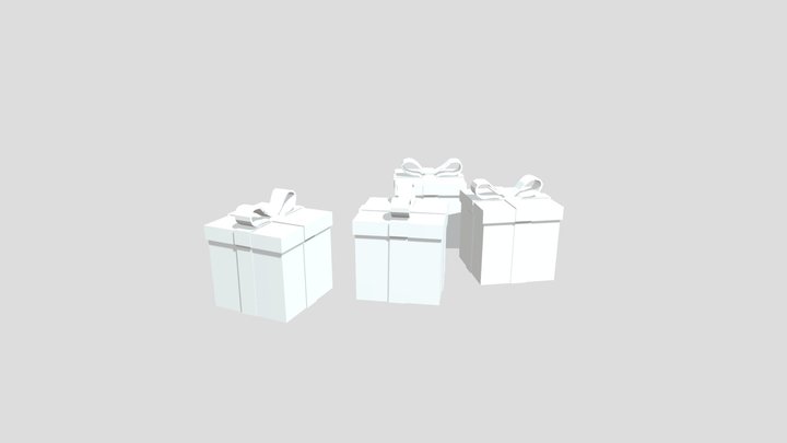 Gifts Christmaspresents 3D Model