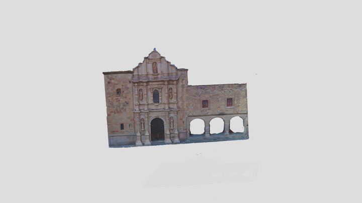 Fachada Templo San Francisco 3D Model