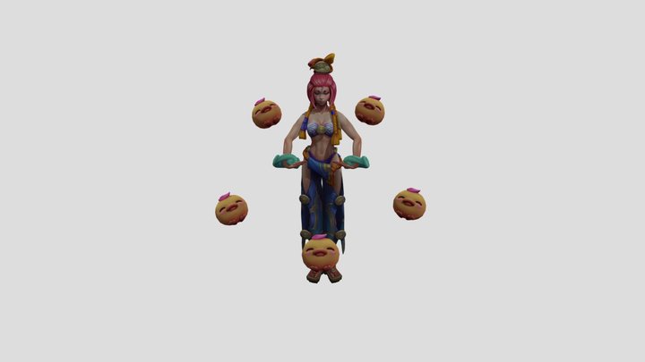 Spirit Blossom Springs Yunara 3D Model