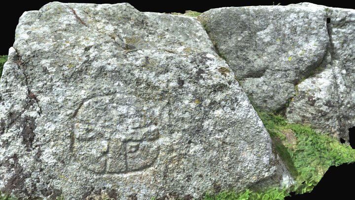 Dalkey Cross Inscribed Rock (DU023-029005-) – Modello 3D gratuito STL