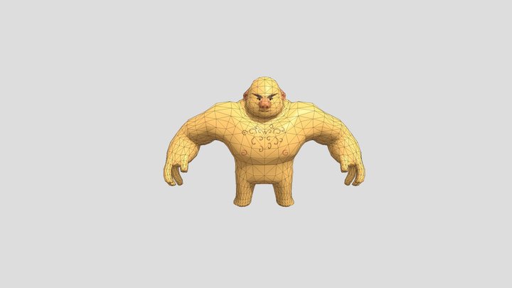 Muscle_Generic_character 3D Model