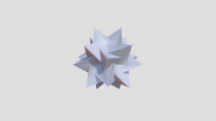 stellated regular polyhedron 3D Model