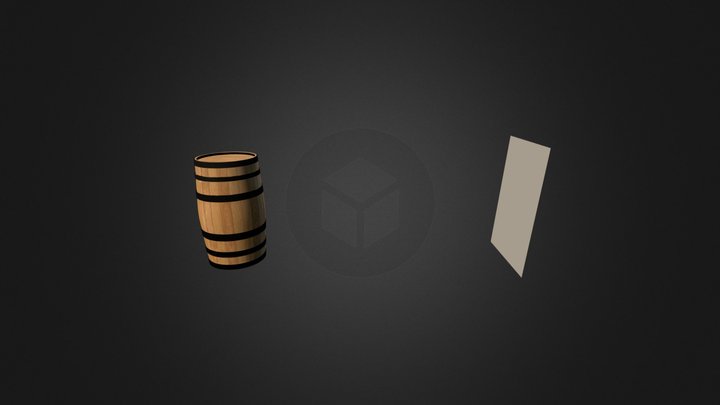 Western Barrel 3D Model