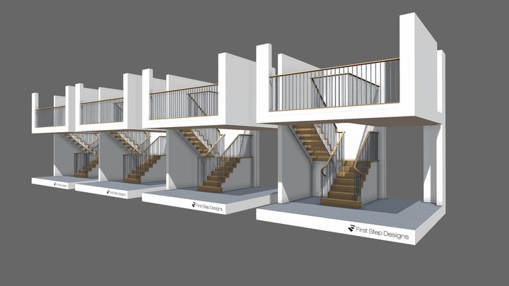 Handrail Design 3D Model