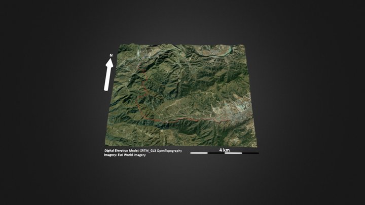 京西古道（玉河古道） – Modelo 3D gratuito STL