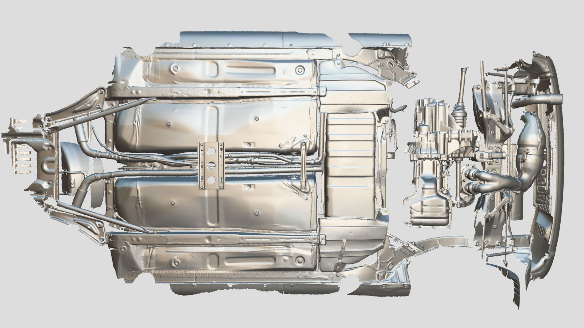 Toyota MR2 (ZZW30) – Underbody - 3D model by SYBA garage