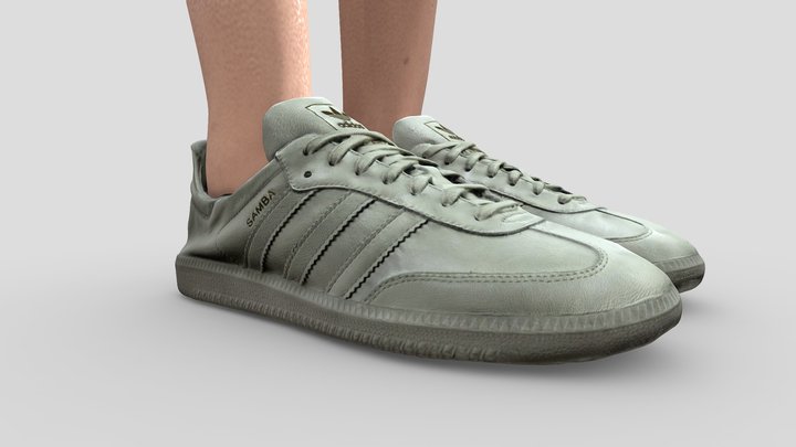 ADIDAS SAMBA DECON SHOES IG6171 3D Model