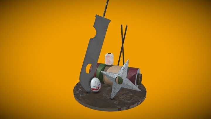Diorama De Naruto 3D Model