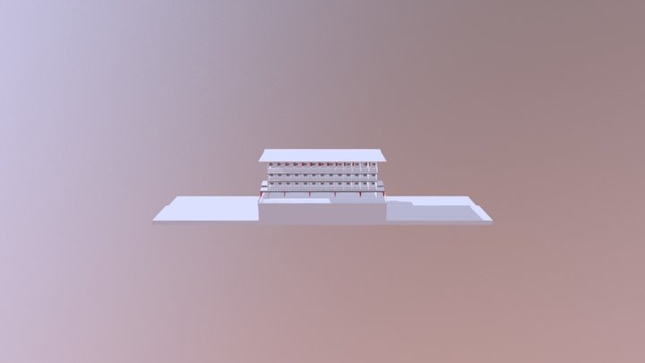 Palcos Estadio Victoria 3D Model