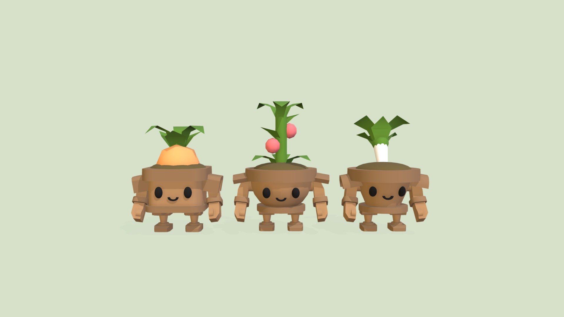 Rumblin' Roots - Full Cast! - Download Free 3D model by roguecache ...