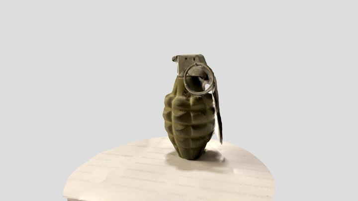 Hand Grenade 3D Model
