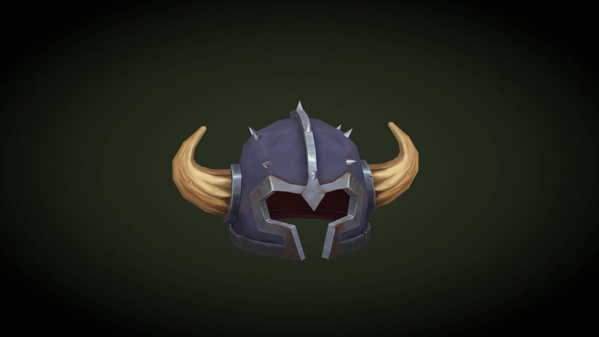 Handpainted Helmet — Sketchfab embed 3D viewer