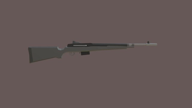 Rifle 2 3D Model