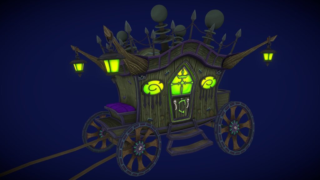 Stylized Forsaken Carriage - 3D model by Bryan Kaszowski (@Zarnick151 ...