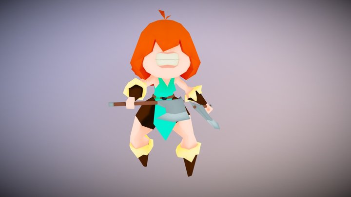 Barbarian 3D Model