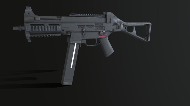 Test UMP45 3D Model