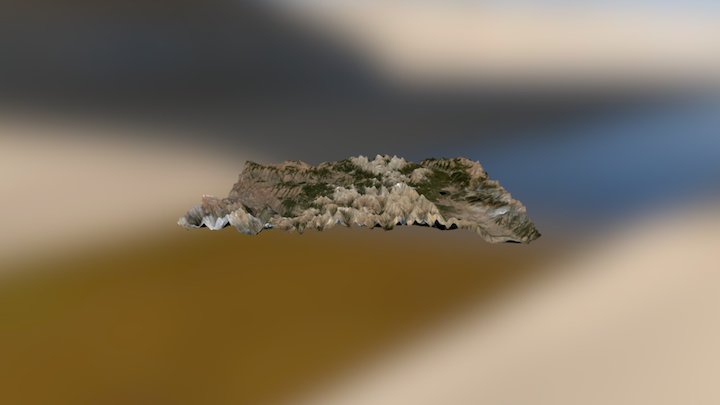 Tenmile Mountain Range 3D Model